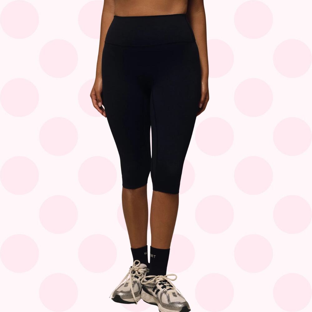 SET Active Luxform Lux Capri Leggings Onyx Size L NWT